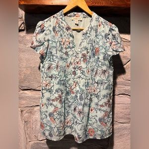 Coldwater Creek lightweight short sleeve blouse, small
